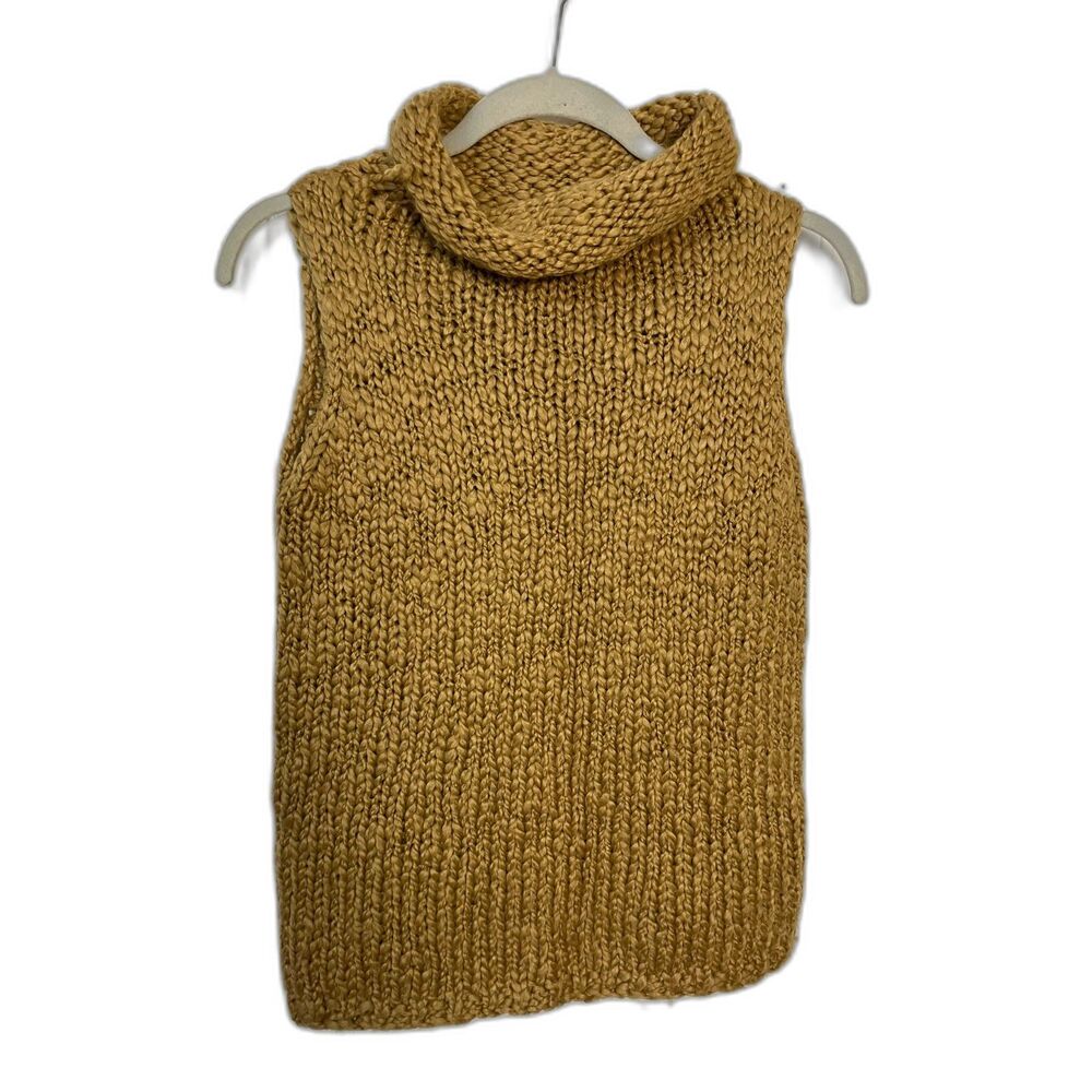 Express World Brand handknit sweater vest